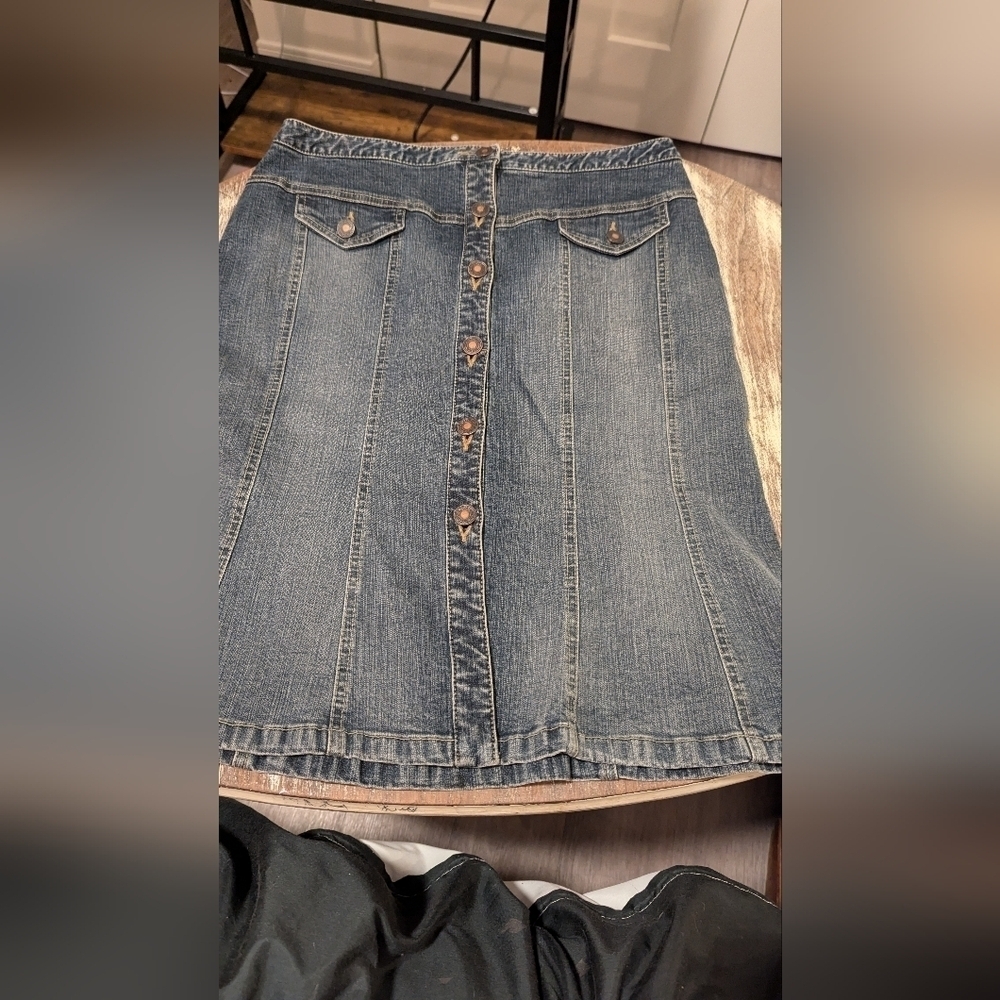I.N.C‎ International Concepts Jean Skirt Size 6 - Picture 14 of 14